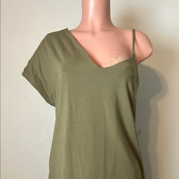 Banana Republic Women’s One Shoulder Asymmetrical Midi Dress Size M. NWT - Picture 5 of 10